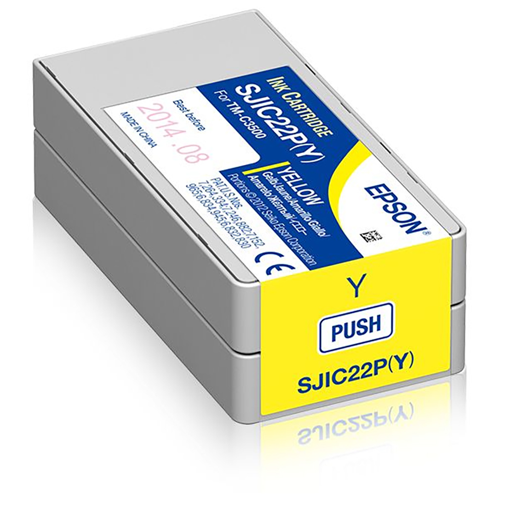 CARTUCCIA EPSON SJIC22P(Y) GIALLO ORIGINALE ColorWorks TM-C3500
