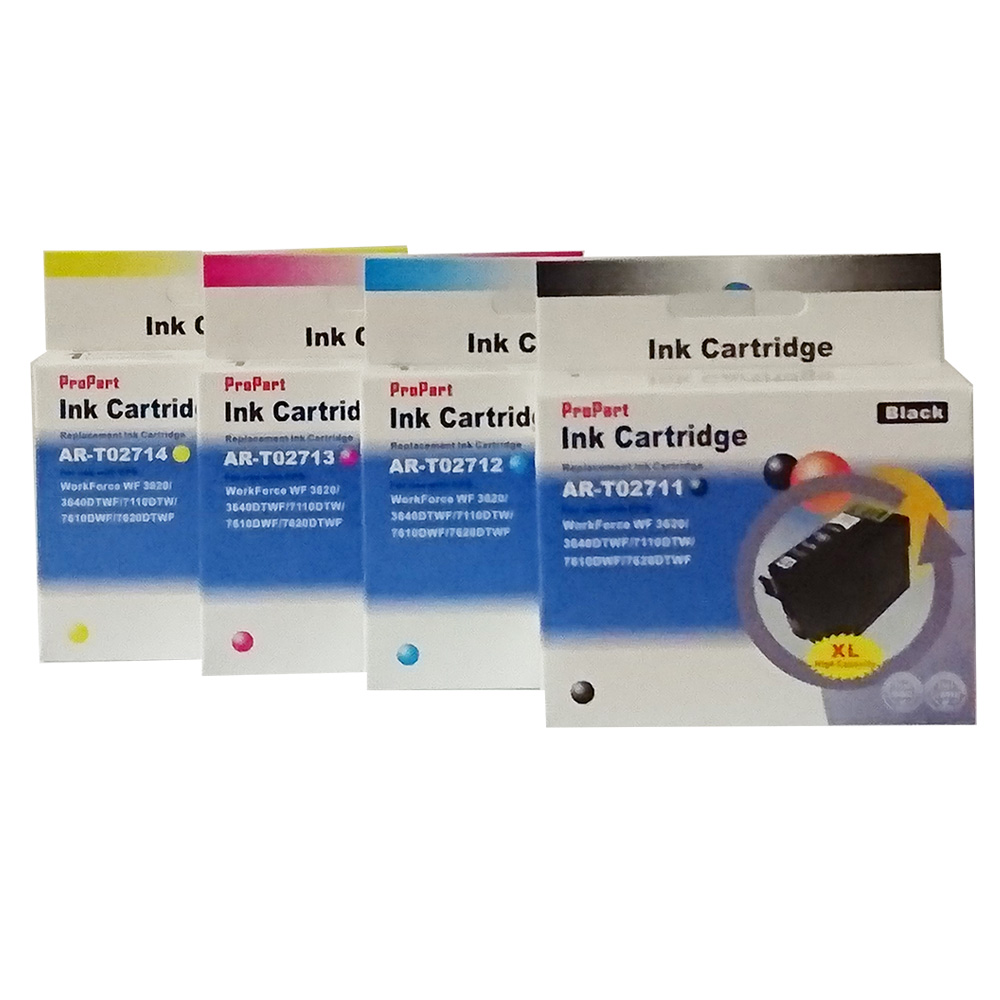 CARTUCCIA EPSON COMPATIBILE MAGENTA AR-T02713 ALTA CAPACITA' (SVEGLIA 27XL) 10.4ml WorkForce WF-3620DWF WF-3640DTWF WF-7110DTW WF-7610DWF WF-7620DTWF