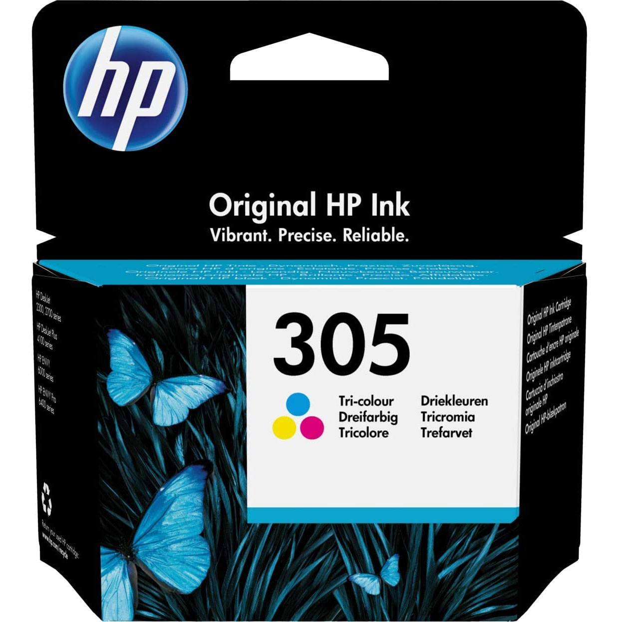 CARTUCCIA HP 3YM60AE N° 305 COLORE ORIGINALE Deskjet 2710 - ENVY Pro 6020 - ENVY Pro 6420 - ENVY Pro 6420