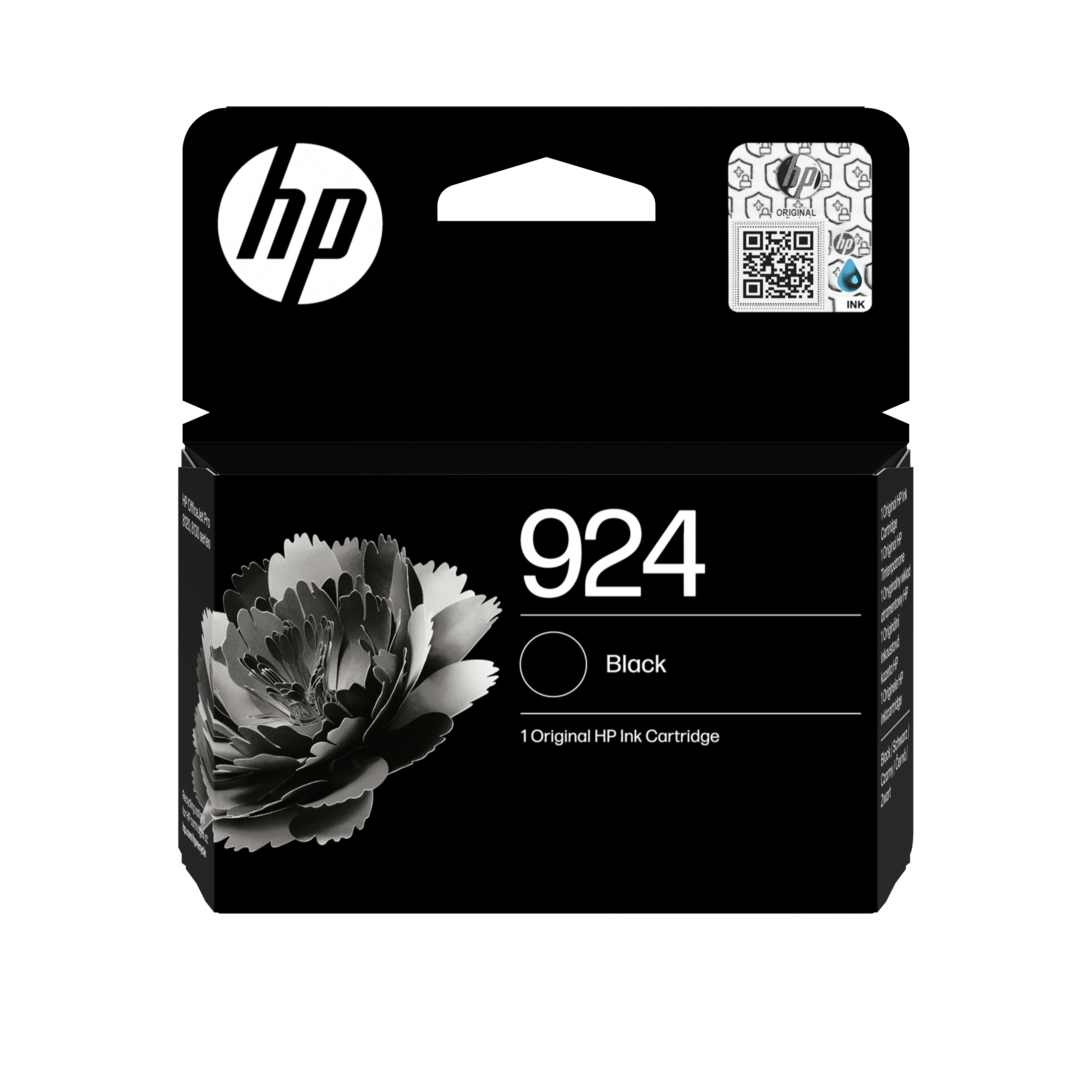 CARTUCCIA HP ORIGINALE 4K0U6NE N° 924 BLACK OfficeJet Pro 8120e, 8130e, 8135e, HP OfficeJet Pro 8134 All-in-One Printer