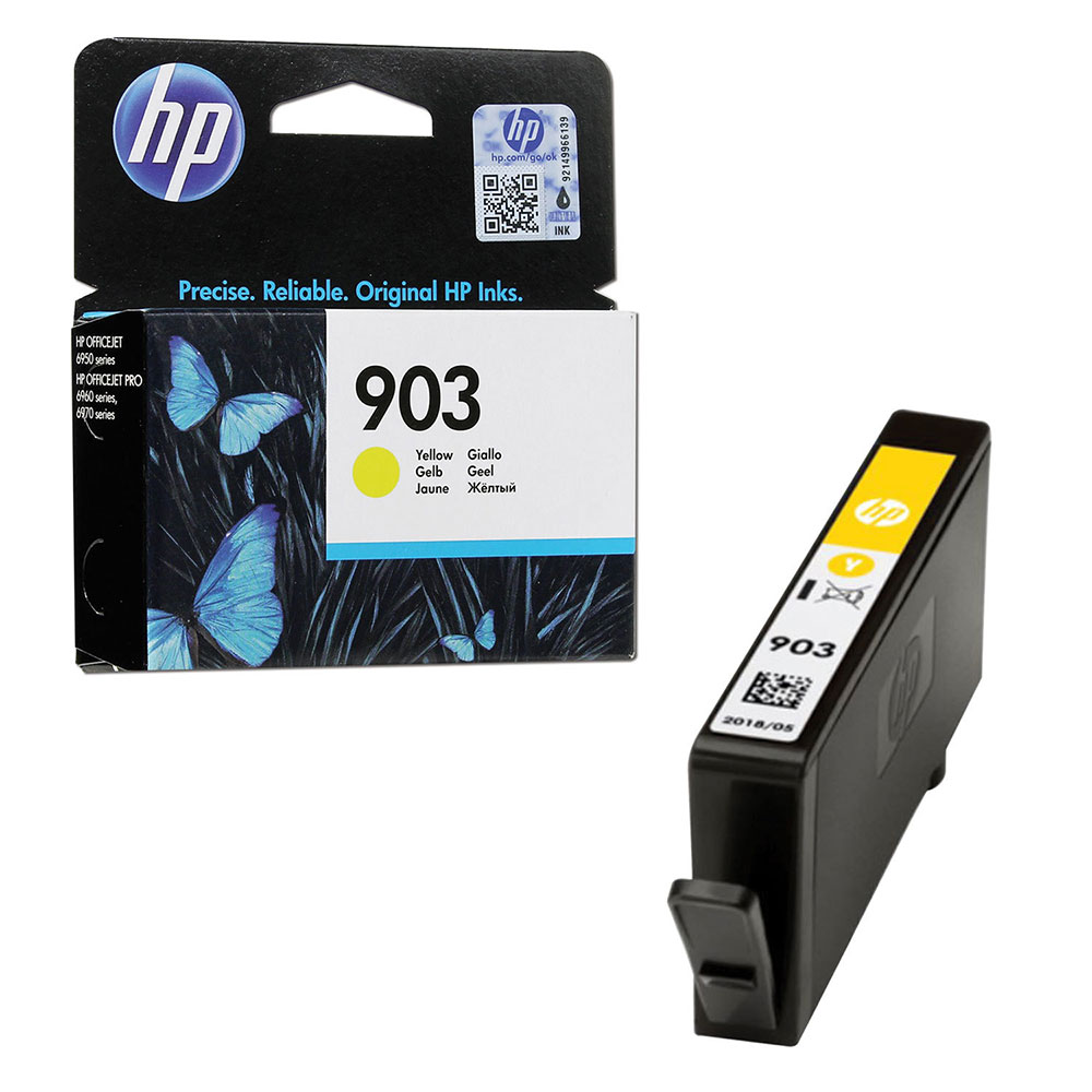 CARTUCCIA HP T6L95AE N° 903 YELLOW ORIGINALE HP OfficeJet 6950, OfficeJet Pro 6960, OfficeJet Pro 6970
