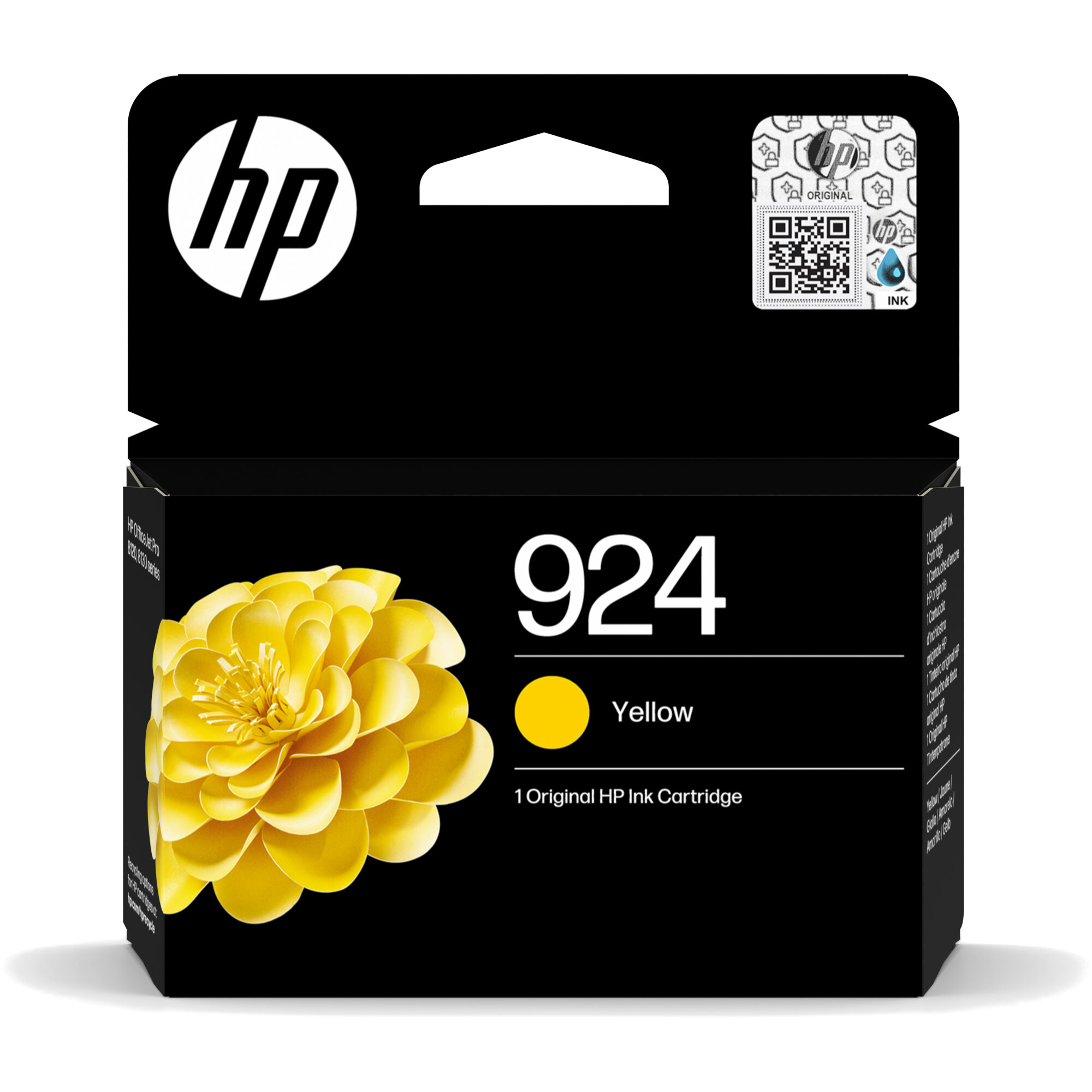 CARTUCCIA HP ORIGINALE 4K0U5NE N° 924 GIALLO OfficeJet Pro 8120e, 8130e, 8135e, HP OfficeJet Pro 8134 All-in-One Printer