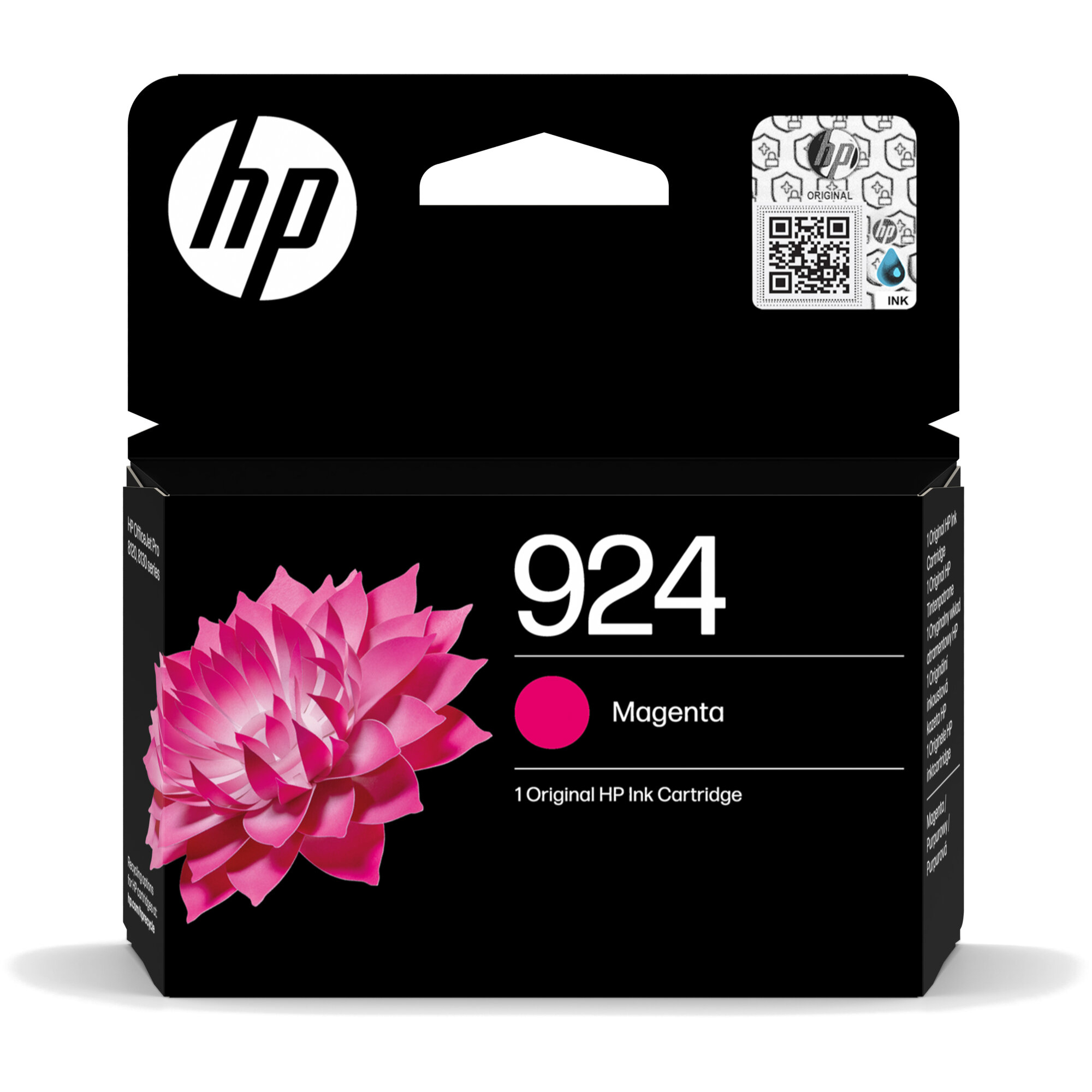 CARTUCCIA HP ORIGINALE 4K0U4NE N° 924 MAGENTA OfficeJet Pro 8120e, 8130e, 8135e, HP OfficeJet Pro 8134 All-in-One Printer
