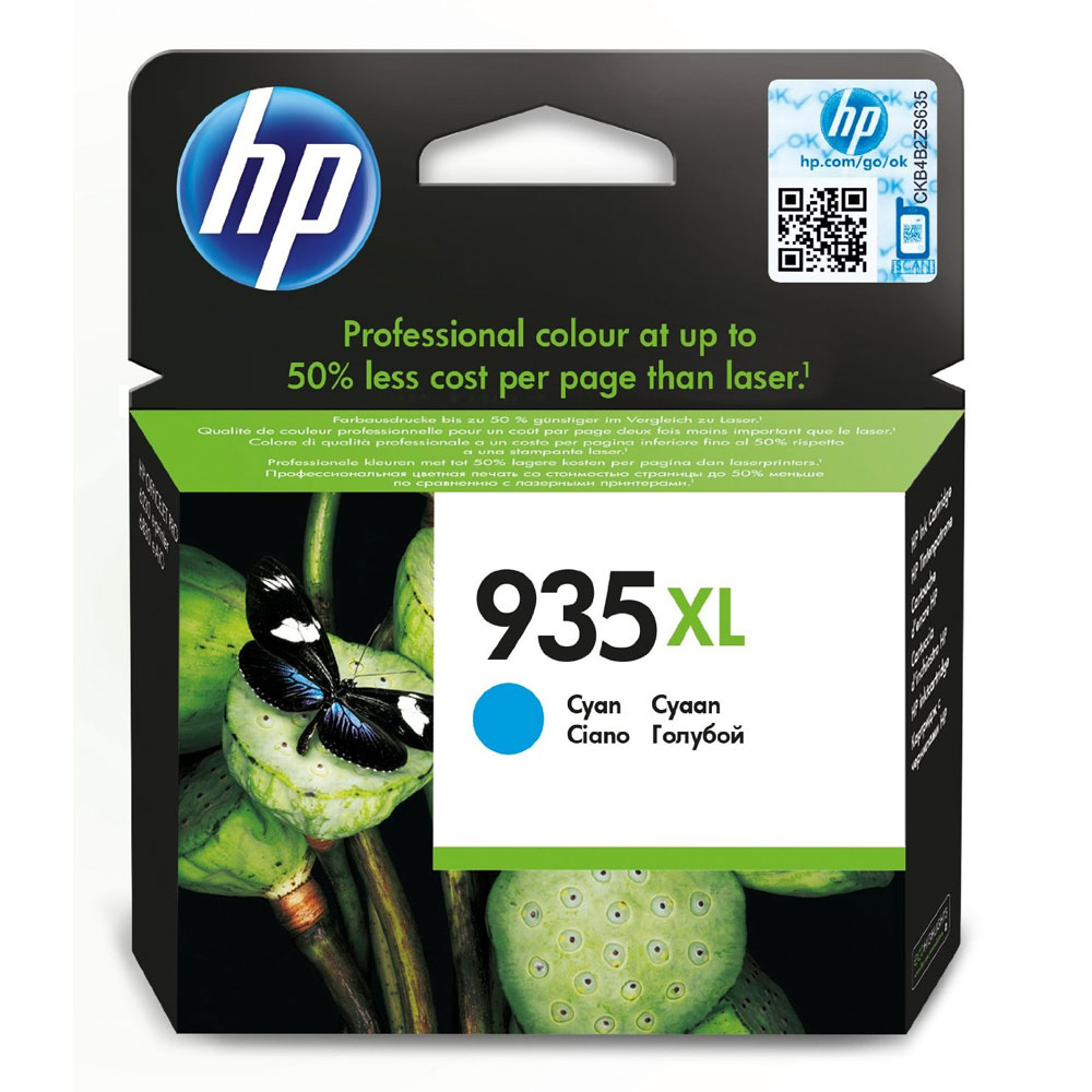 CARTUCCIA HP N° 935XL C2P24 CIANO ORIGINALE OFFICEJET 6230 6830