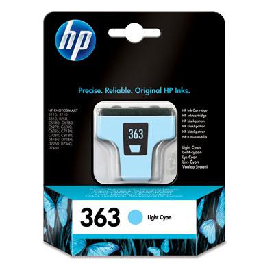 CARTUCCIA HP ORIGINALE LIGHT CIANO C8774EE N° 363