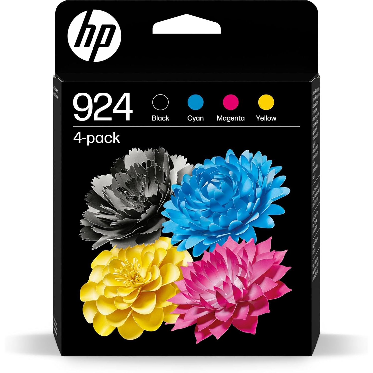 CARTUCCIA HP 6C3Z1NE N° 924 MULTIPACK 4 COLORI ORIGINALE OfficeJet Pro 8120e, 8130e, 8135e, HP OfficeJet Pro 8134 All-in-One Printer