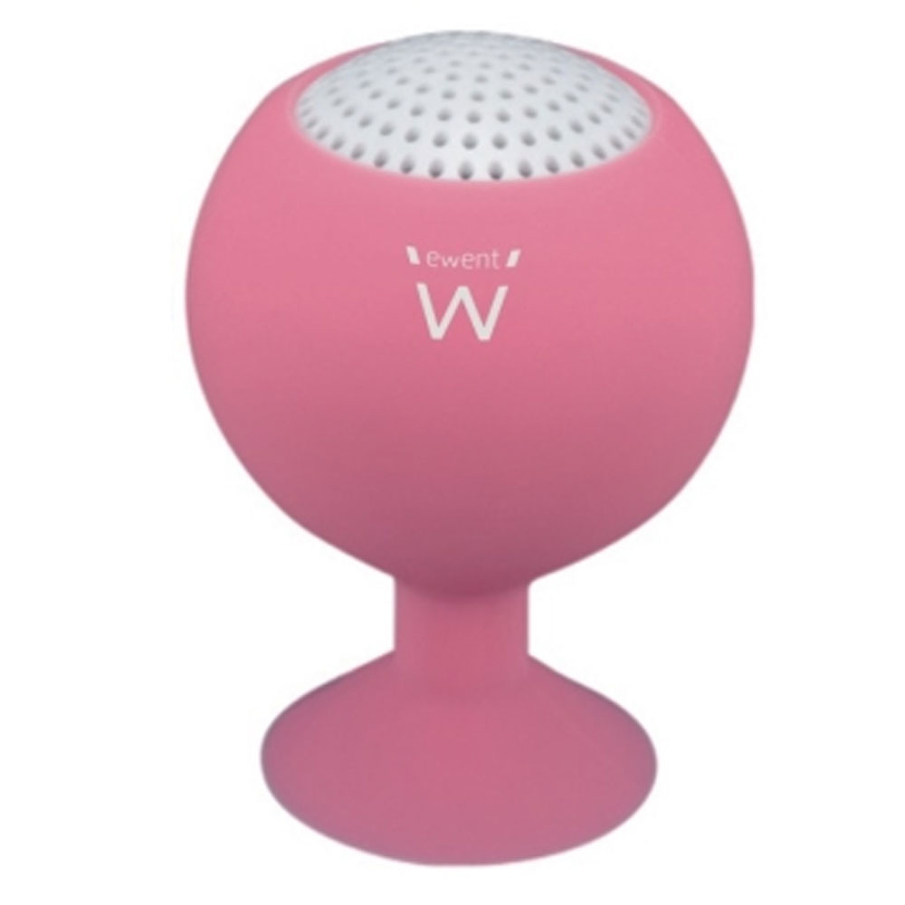 CASSE ACUSTICHE eStand EWENT 2W RMS PER PC - NOTEBOOK - TABLET - SMARTPHONE CON BATTERIA Li-ion COLORE ROSA EW3537
