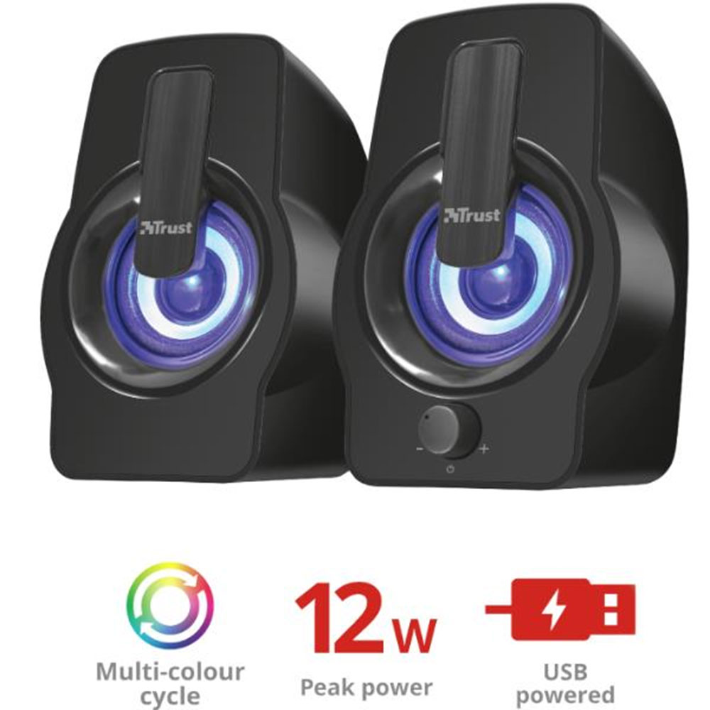 CASSE TRUST GEMI RGB 2.0 6W RMS