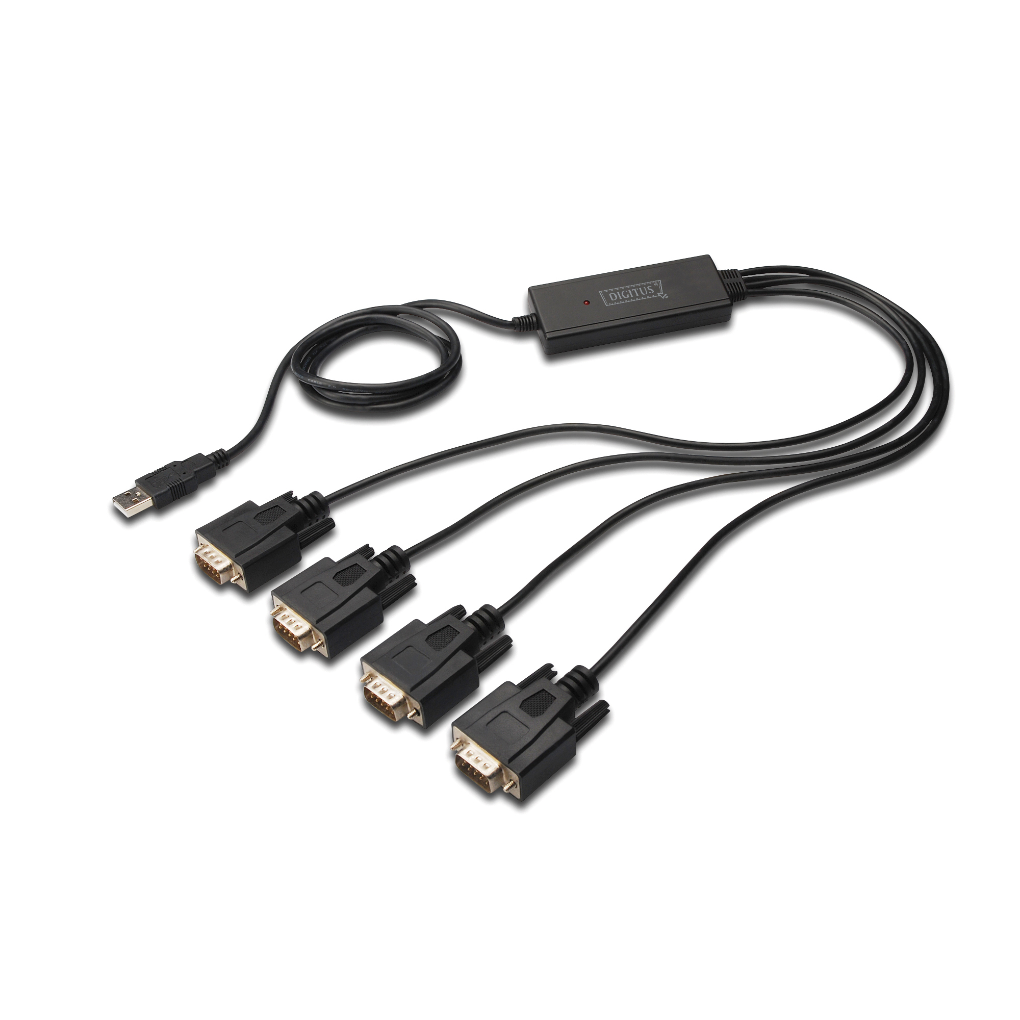 CAVO CONVERTITORE DIGITUS USB 2.0 A 4x RS232 (SERIALE) DA-70159