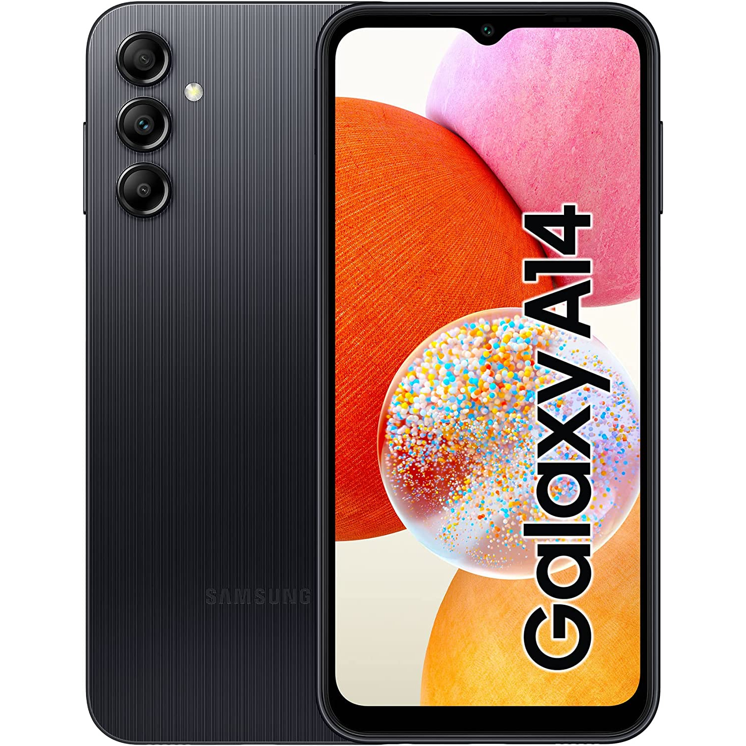 CELLULARE SMARTPHONE SAMSUNG Galaxy A14 SM-A145R/DSN DISPLAY 6.6" 4G 4GB/128GB DUOS COLORE BLACK GARANZIA EUROPEA