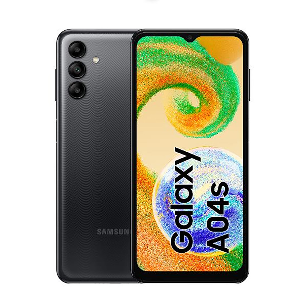 CELLULARE SMARTPHONE SAMSUNG Galaxy A04s SM-A047F DISPLAY 6.5" 3GB/32GB DUOS COLORE BLACK GARANZIA VODAFONE
