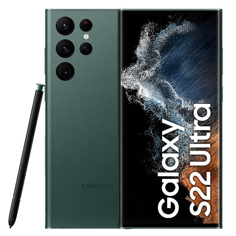 CELLULARE SMARTPHONE SAMSUNG Galaxy S22 Ultra 5G SM-G908B/DS 12GB/256GB COLORE GREEN GARANZIA VODAFONE