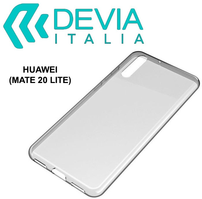 DEVIA CUSTODIA COVER TPU Shockproof Anti Shock TRASPARENTE PER TELEFONO CELLULARE HUAWEI MATE 20 LITE