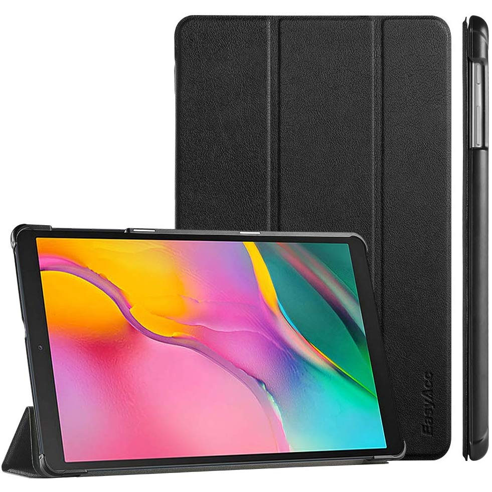 CUSTODIA PER TABLET IN PELLE PER SAMSUNG GALAXY TAB a 10.1" (2019) SM-T510 / SM-T515 COLORE NERO (X0010EER2P)