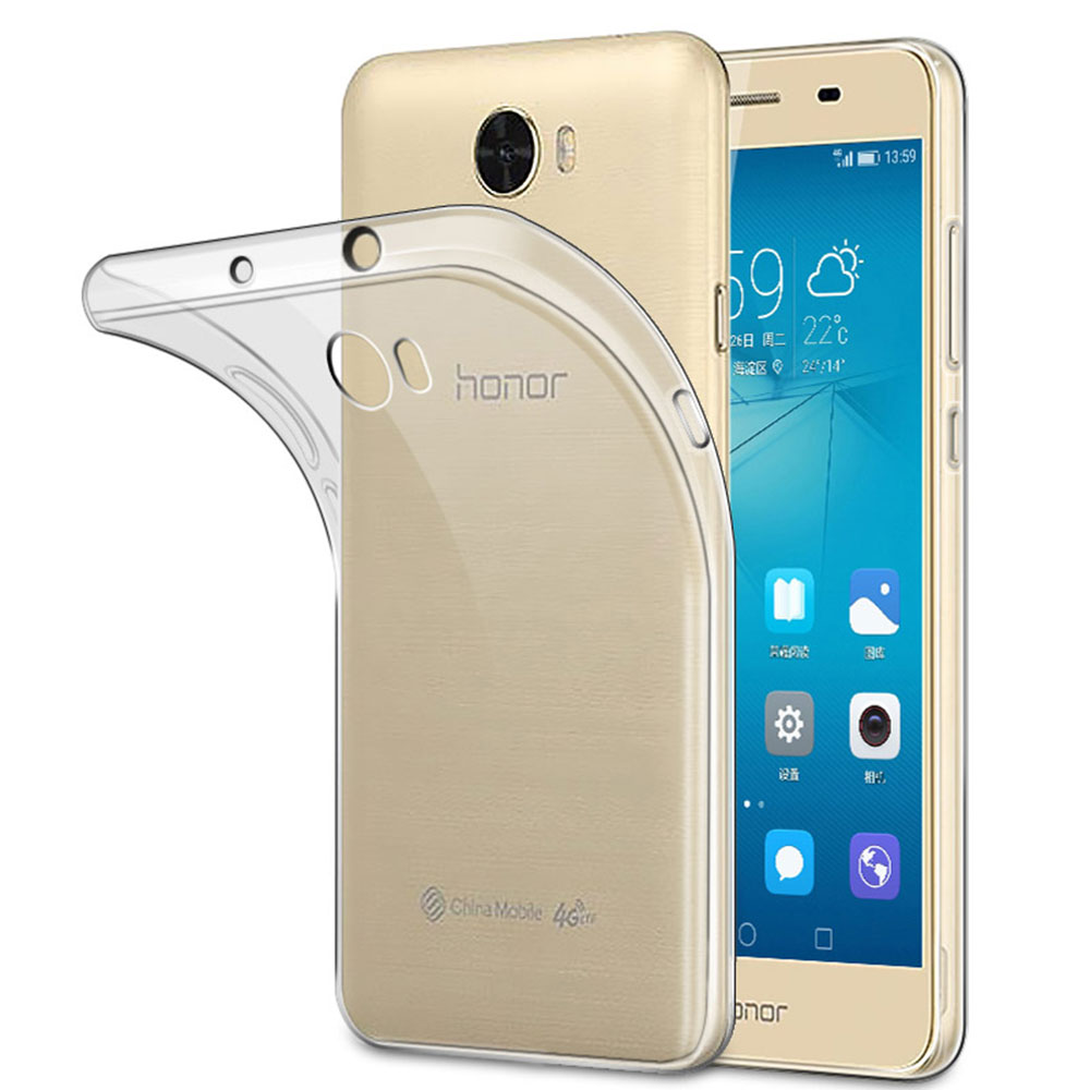 DEVIA CUSTODIA COVER NAKED TPU MORBIDA TRASPARENTE PER TELEFONO CELLULARE HUAWEI HONOR Y6 II