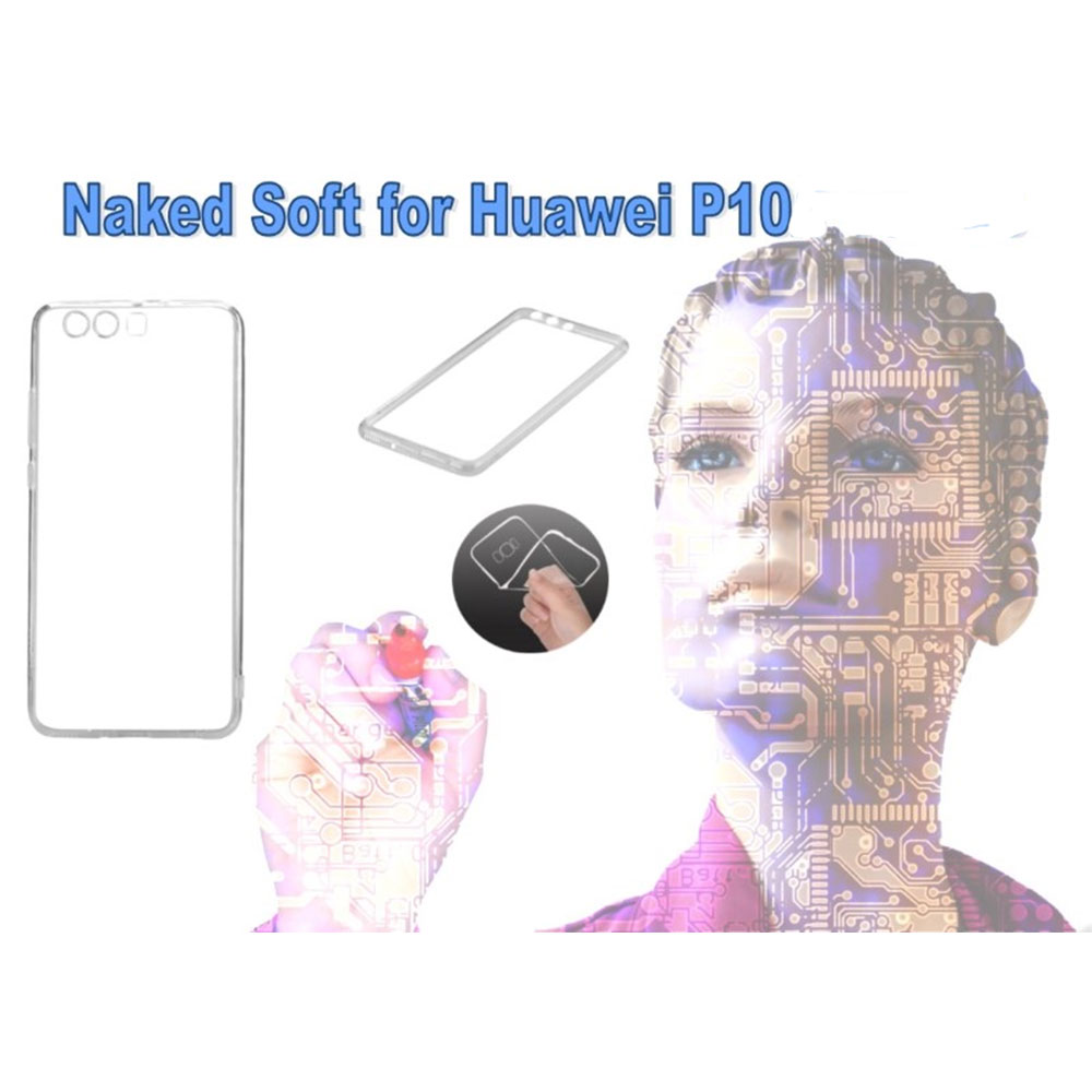 DEVIA CUSTODIA COVER TPU MORBIDA TRASPARENTE PER TELEFONO CELLULARE HUAWEI P10 (VTR-L09)