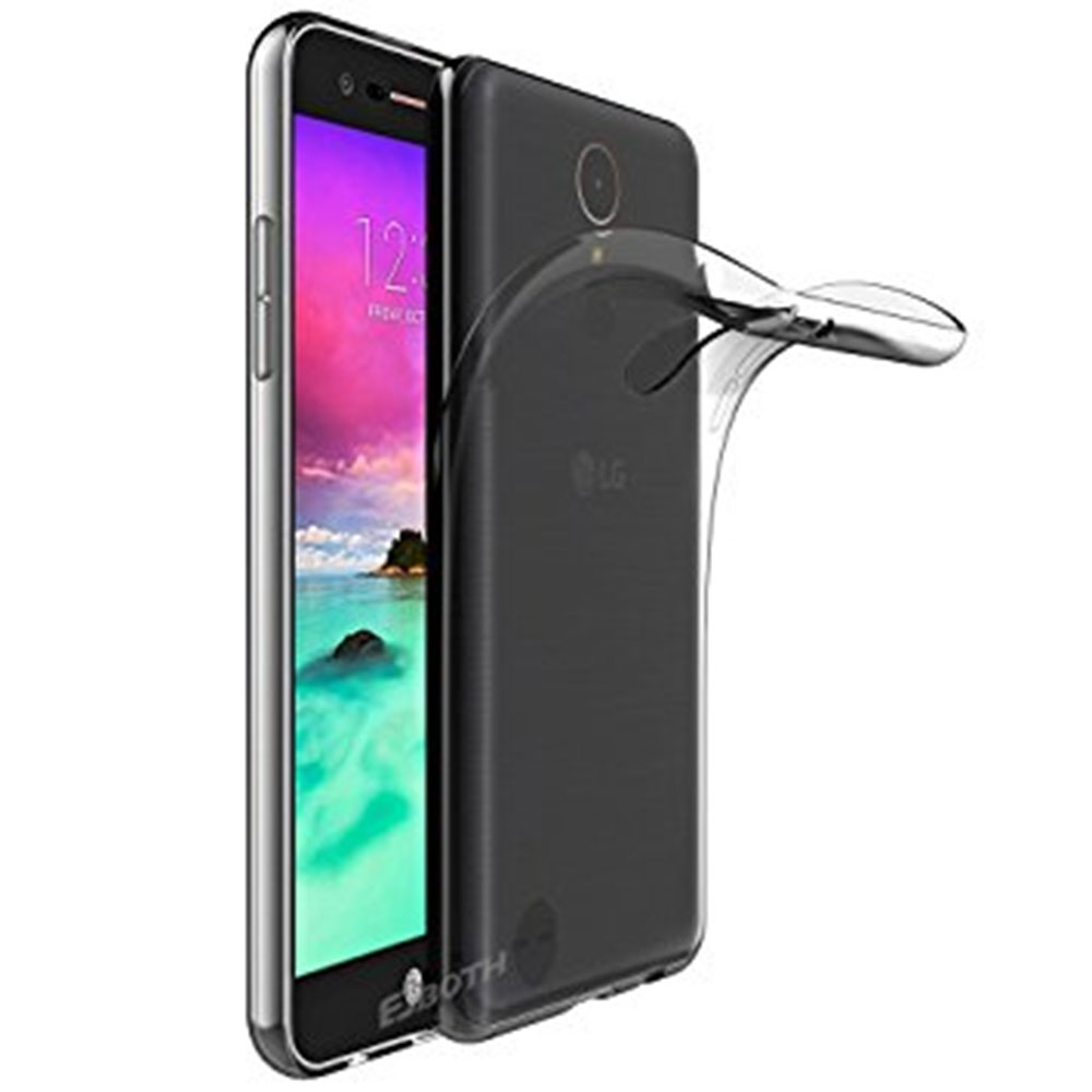 DEVIA CUSTODIA COVER TPU SLIM 0.5mm MORBIDA TRASPARENTE PER TELEFONO CELLULARE LG K10 2017