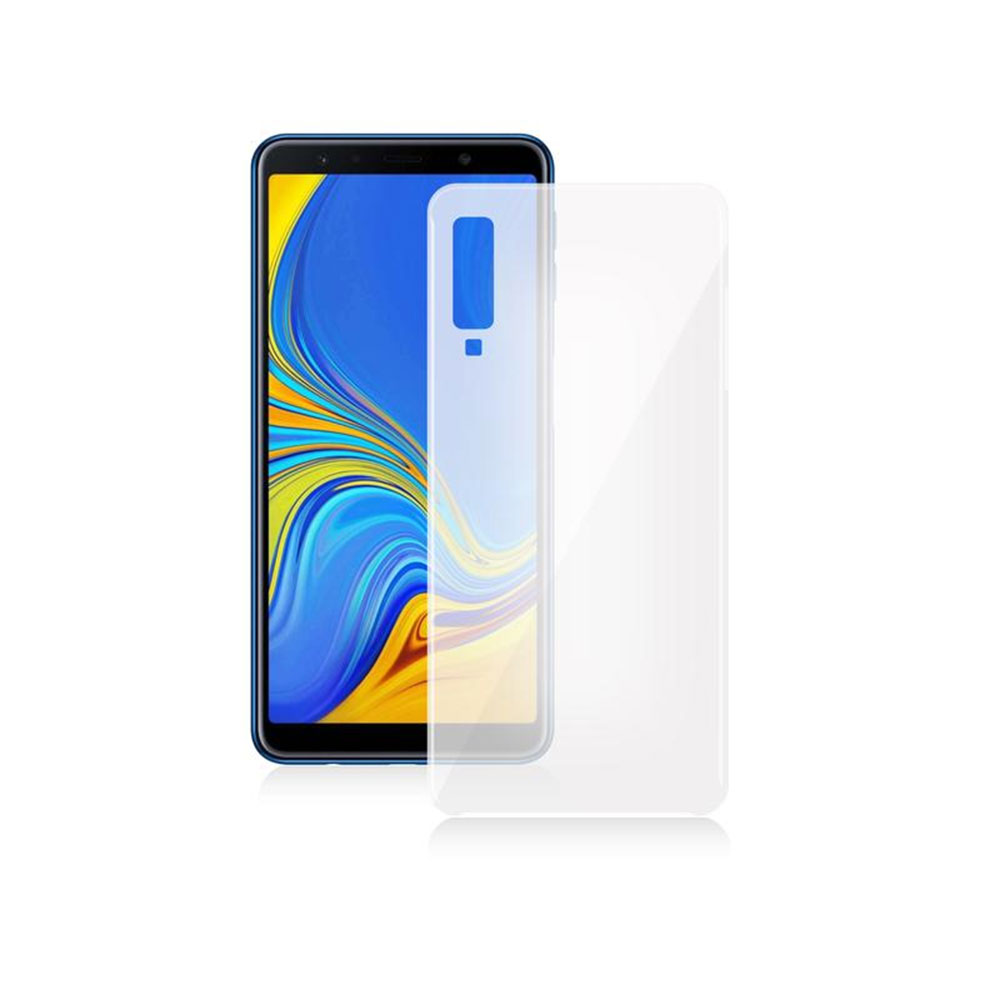 VODAFONE CUSTODIA COVER TPU SLIM 0.5mm MORBIDA TRASPARENTE PER TELEFONO CELLULARE SAMSUNG A7 2018 (SM-A750FN)