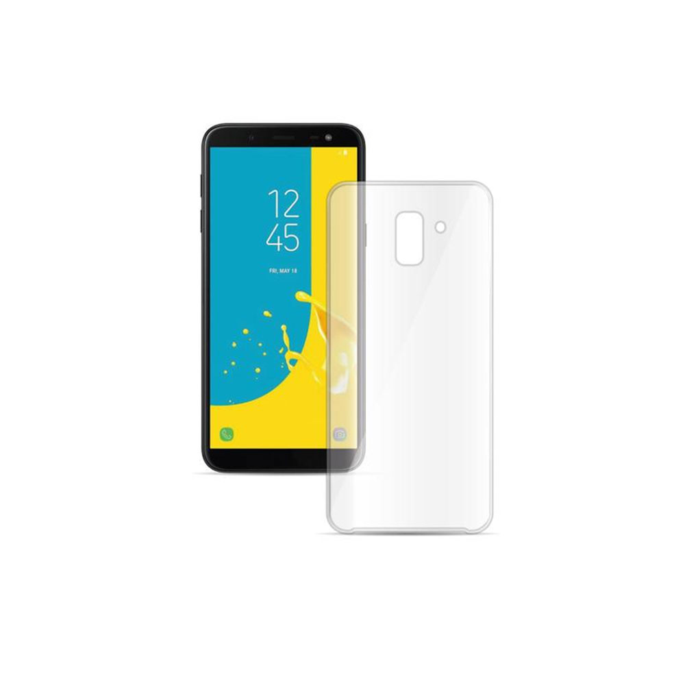 VODAFONE CUSTODIA COVER TPU ULTRA SLIM 0.3mm MORBIDA TRASPARENTE PER TELEFONO CELLULARE SAMSUNA J6 2018 (SM-J600FN)