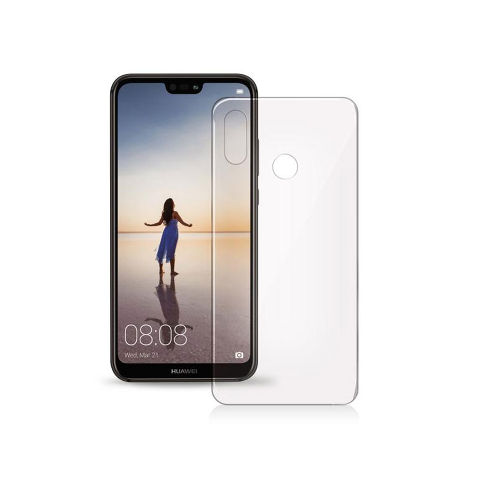 VODAFONE CUSTODIA COVER TPU SLIM 0.5mm MORBIDA TRASPARENTE PER TELEFONO CELLULARE HUAWEI P20 LITE (ANE-LX1)