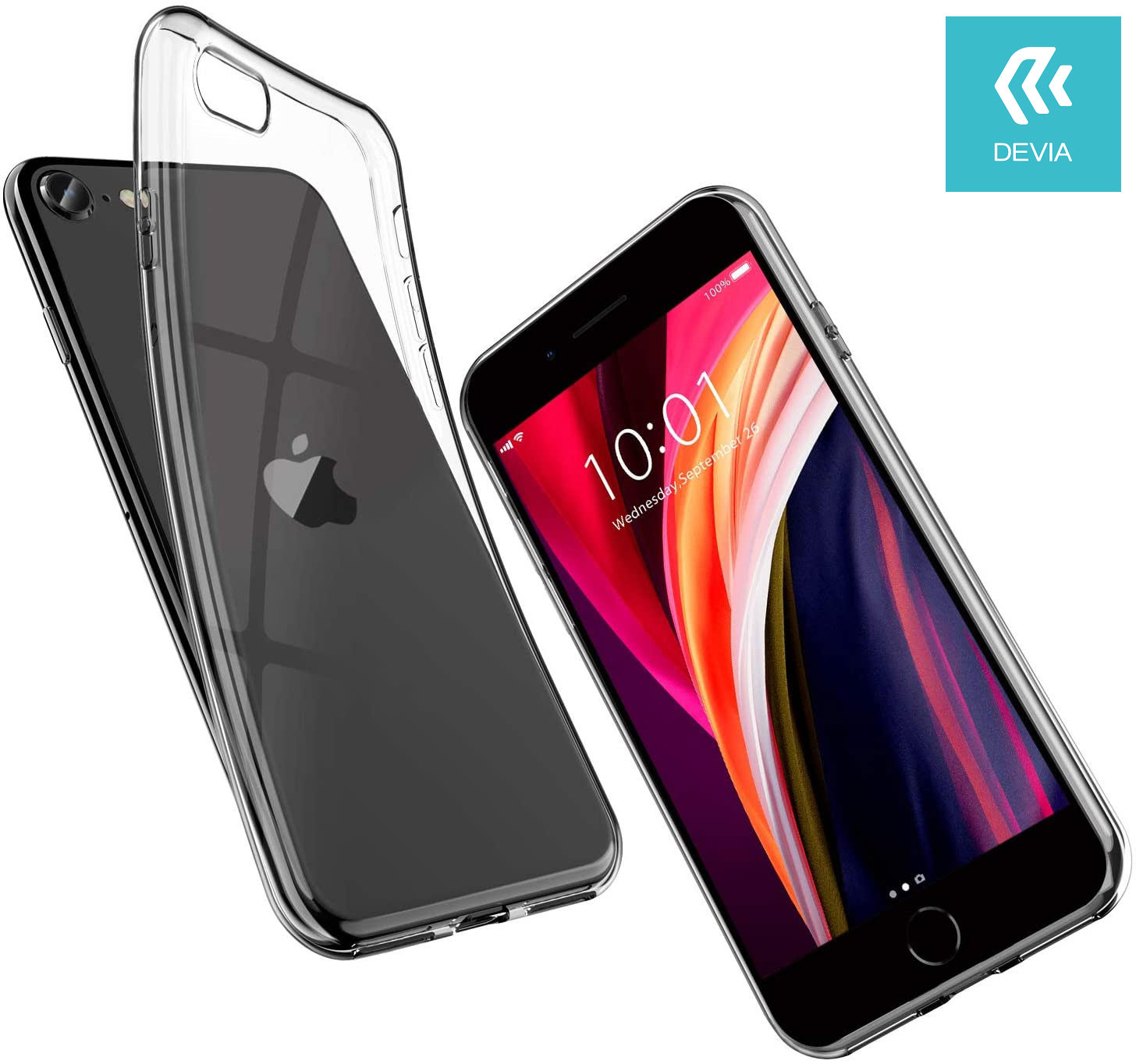 DEVIA CUSTODIA COVER TPU SOFT PER TELEFONO CELLULARE IPHONE SE 2020