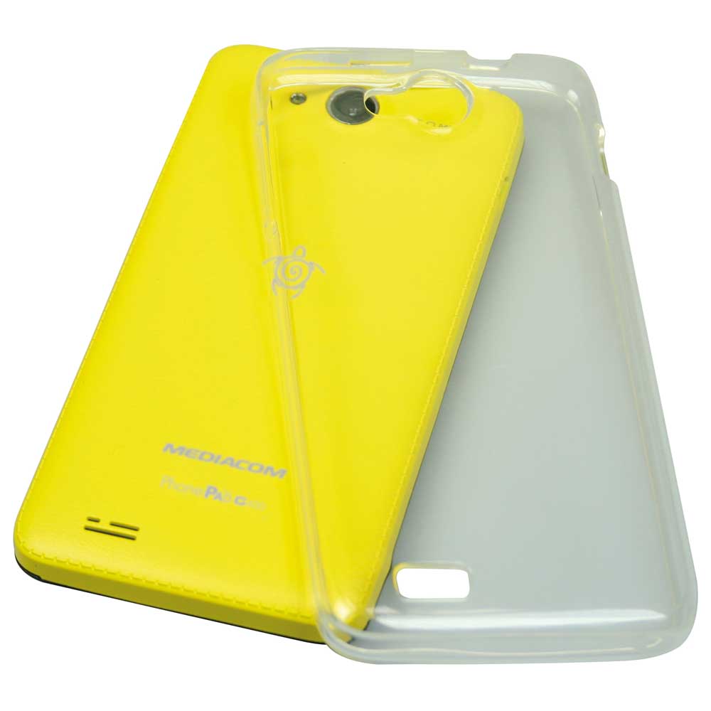 MEDIACOM BACK CASE M-G400SC IN SILICONE TRASPARENTE PER PHONEPAD DUO G400