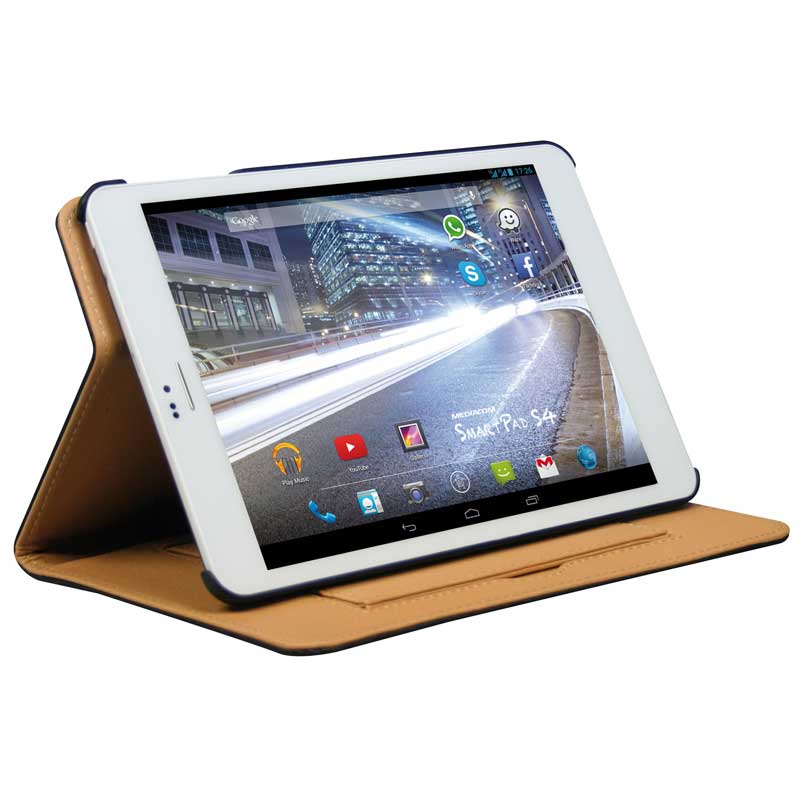 MEDIACOM M-FC8S4B3G - CUSTODIA PROTETTIVA BIANCA FLIP CASE PER TABLET SMART PAD 8" Smart Pad S4 3G M-MP8S4B3G