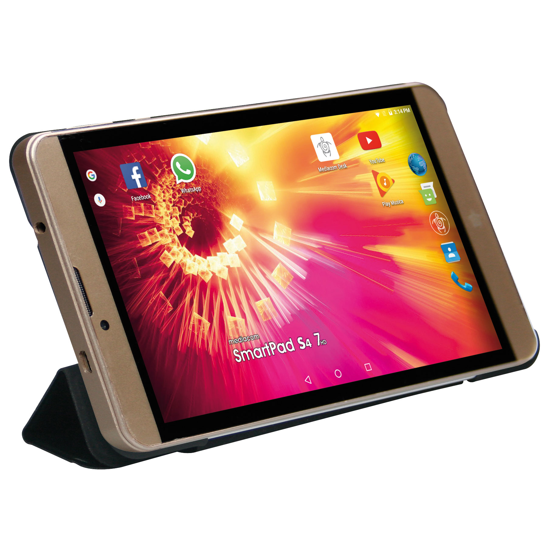 MEDIACOM M-FC7S4MXH - CUSTODIA PROTETTIVA FLIP CASE PER TABLET SMART PAD 7" SmartPad S4 HD M-P7S4A3G - M-SP7MXAH