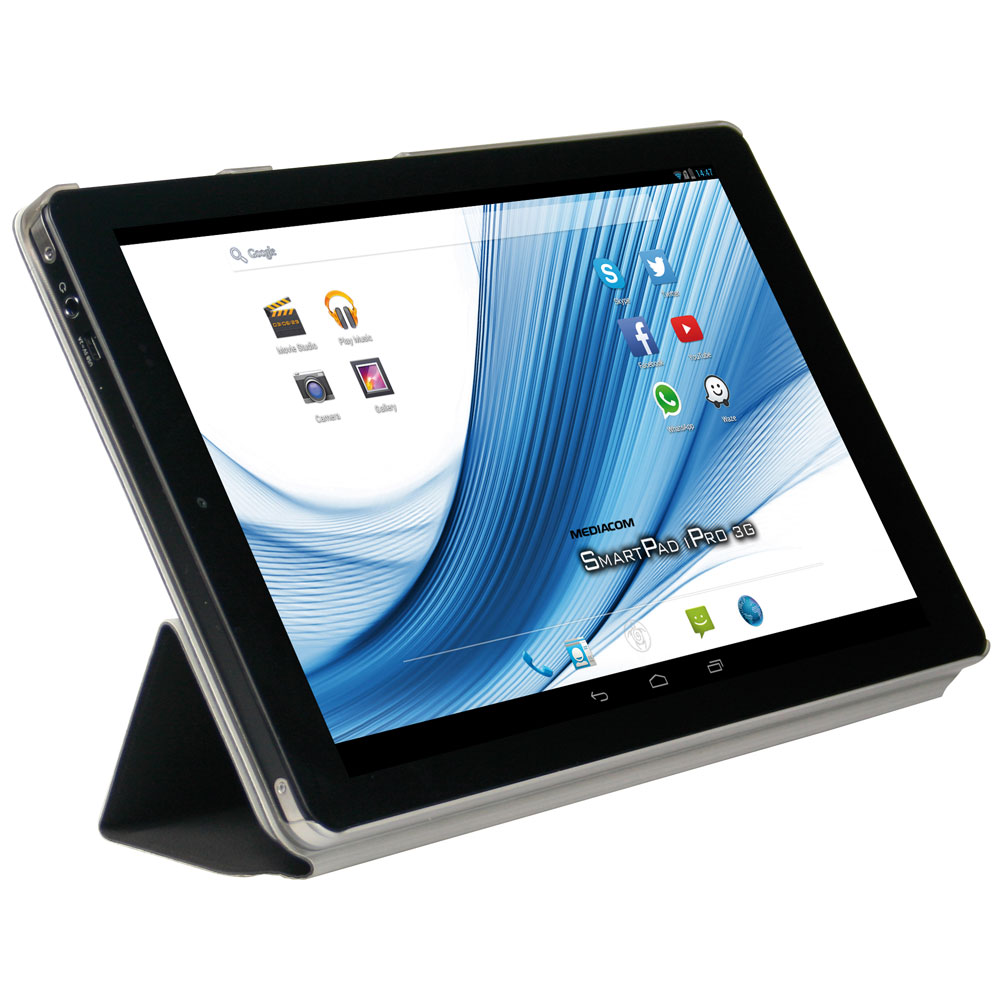 MEDIACOM M-FCIPRO10 - CUSTODIA PROTETTIVA FLIP CASE PER TABLET SMART PAD 10,1" Smart Pad IPRO100, Smart Pad HD iPro110 3G