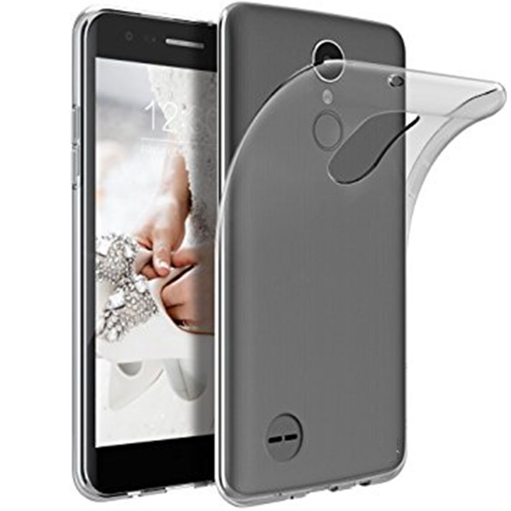 DEVIA CUSTODIA COVER TPU SLIM 0.5mm MORBIDA TRASPARENTE PER TELEFONO CELLULARE LG K4 2017