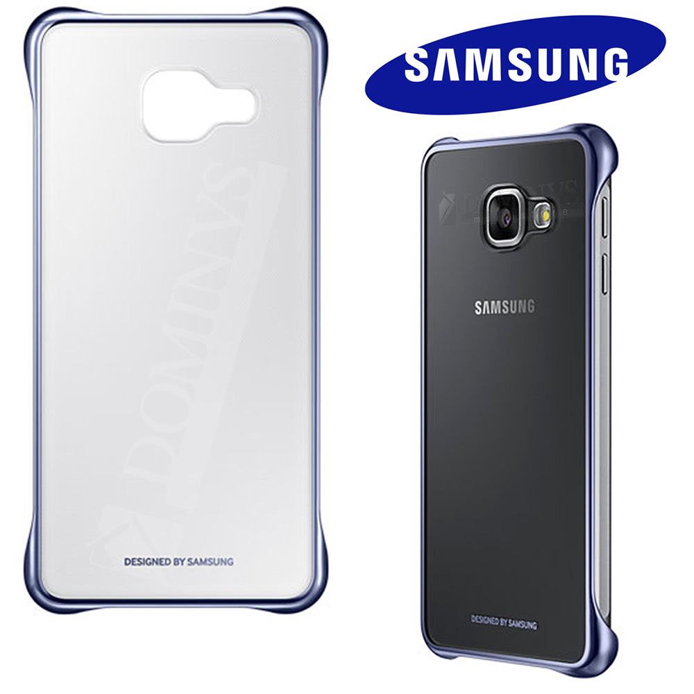 CUSTODIA SAMSUNG ORIGINALE CLEAR COVER GALAXY A3 2016 COLORE NERO