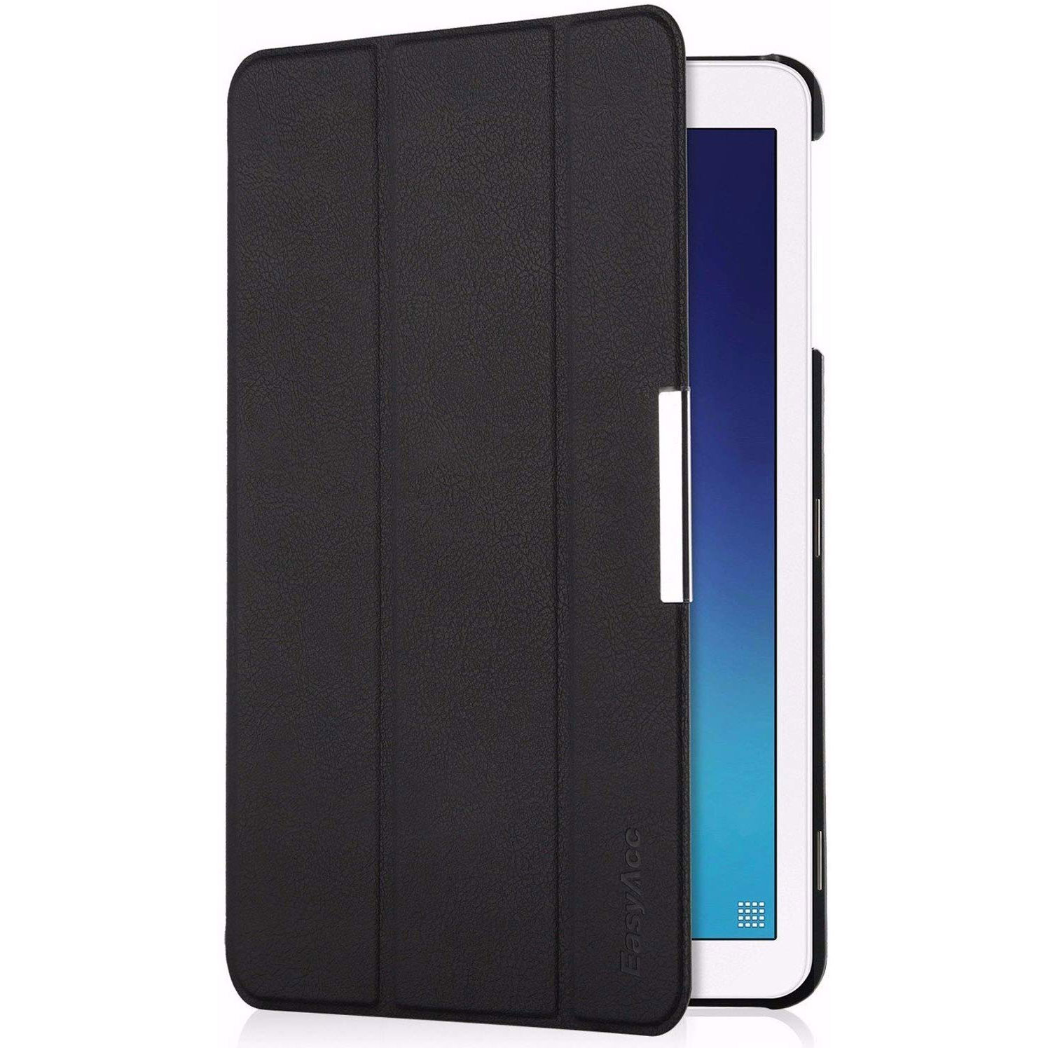 CUSTODIA PER TABLET IN PELLE PER SAMSUNG GALAXY TAB E 9.6" (2016) SM-T560 / SM-T561 COLORE NERO (X000FWPL3H)