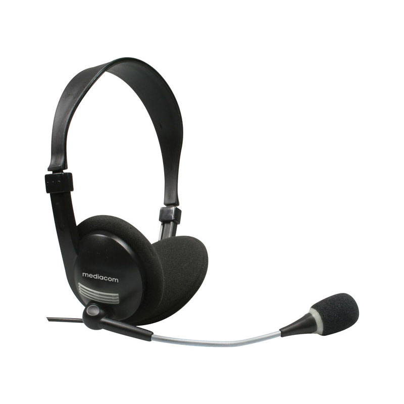 CUFFIA CON MICROFONO MEDIACOM M-AP855 CON JACK 3,5 mm