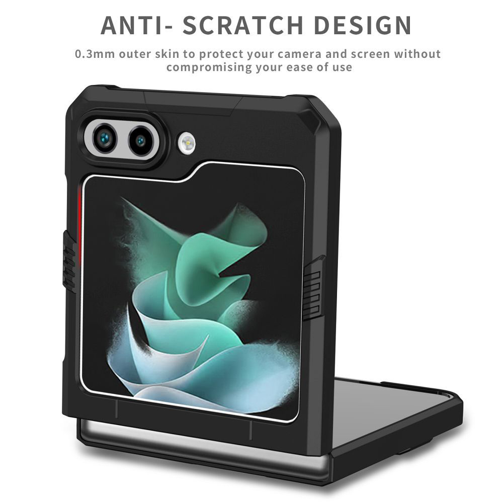 COVER MECHA PER SAMSUNG Galaxy Z Flip 5 5G COLORE NERO (SM-F731B)
