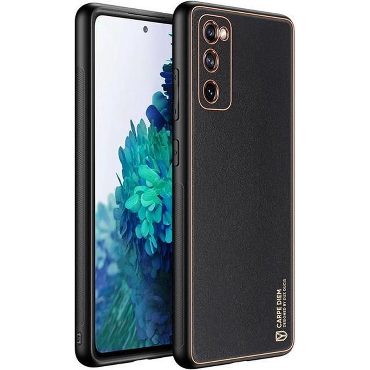 COVER IN PELLE PER Samsung Galaxy S24 5G COLORE NERO