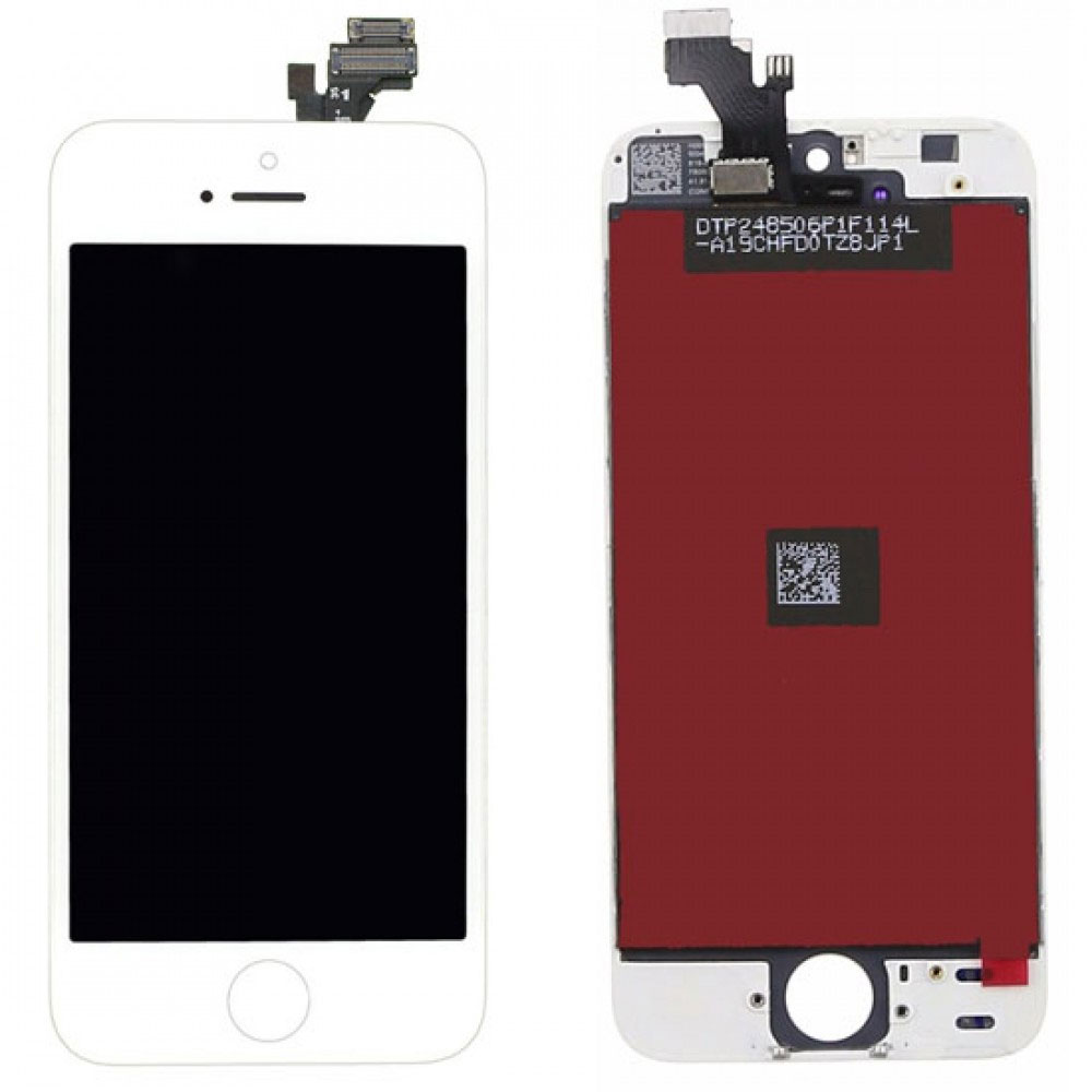 RICAMBIO DISPLAY APPLE IPHONE 5 CON TOUCH SCREEN AAA+ TIANMA COLORE BIANCO