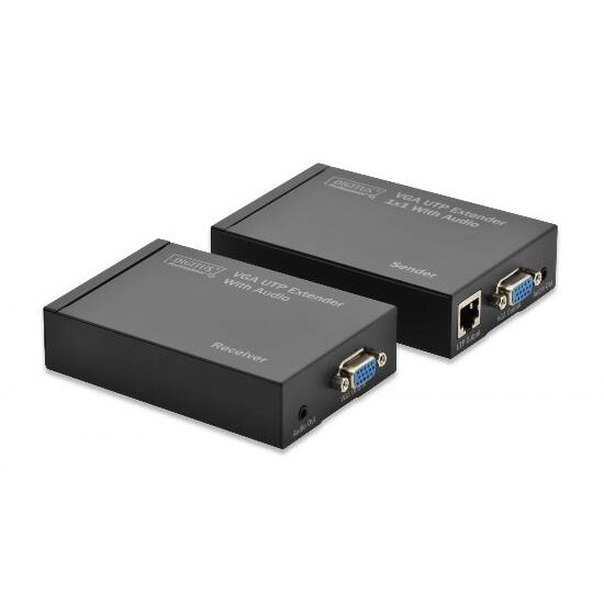 DIGITUS EXTENDER VGA TRAMITE CAVO CAT5 FINO A 300 METRI (1080p)