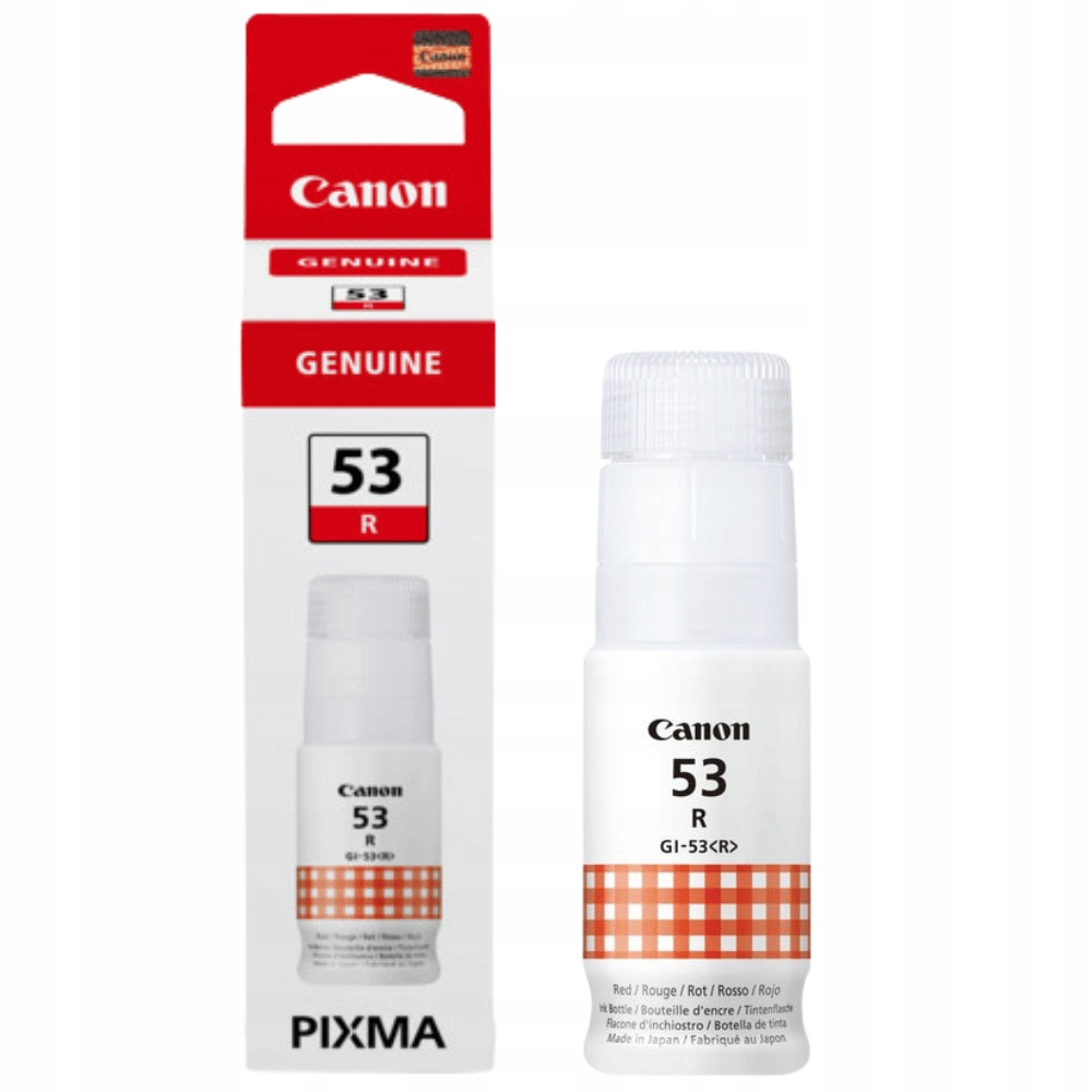 FLACONE DI INCHIOSTRO CANON GI-53R MAGENTSA ORIGINALE 60ml PIXMA G650 PIXMA G550