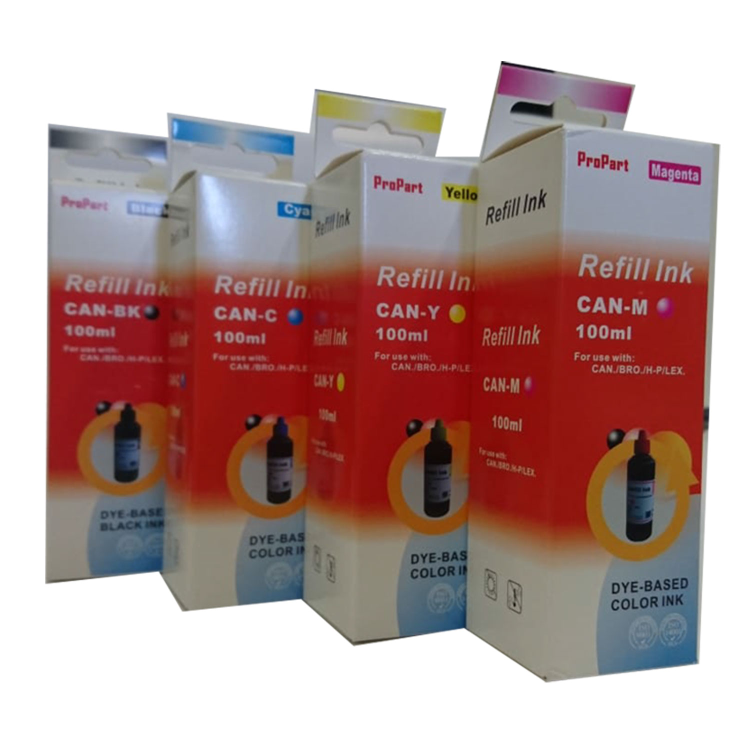 FLACONE DI INCHIOSTRO UNIVERSALE GIALLO COMPATIBILE 100ml CAN-Y (SHC-Y100) PER HP LEXMARK CANON BROTHER