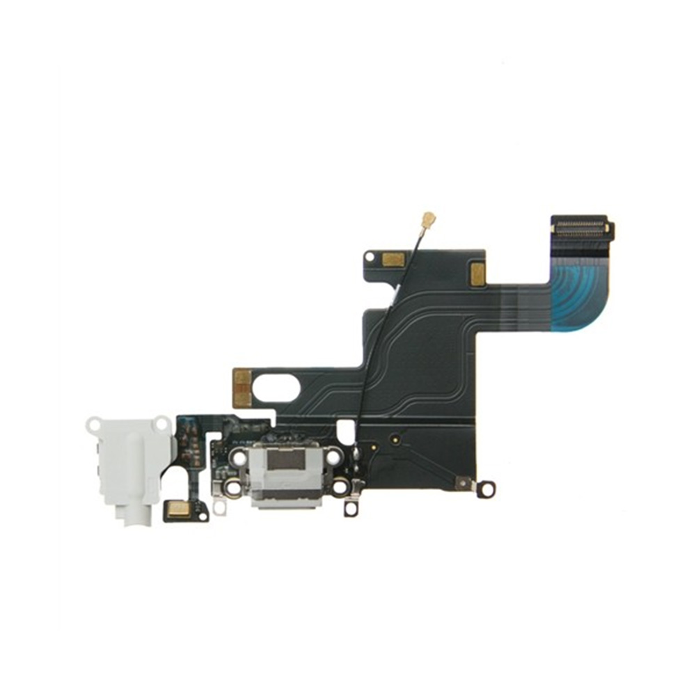 RICAMBIO FLAT CABLE APPLE PER IPHONE 6 CON CONNETTORE RICARICA + AUDIO E MICROFONO  ORIGINALE COLORE BIANCO