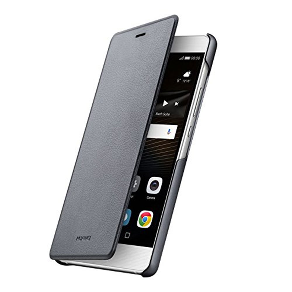 HUAWEI CUSTODIA ORIGINALE FLIP COVER PER TELEFONO CELLULARE P9 LITE COLORE GREY
