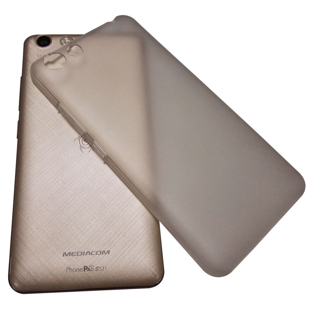 MEDIACOM HARD CASE M-S531C IN SOTTILE PLASTICA COVER POSTERIORE PER PHONEPAD DUO S531