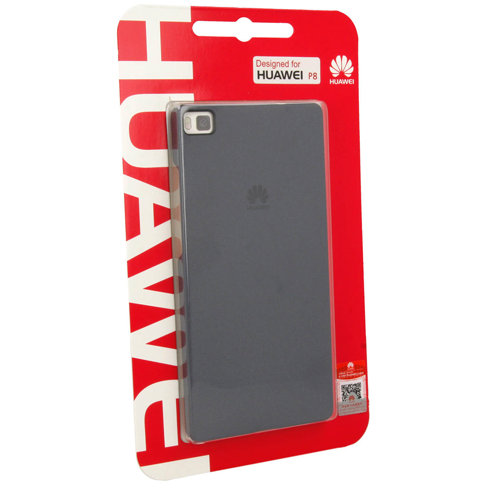 HUAWEI CUSTODIA ORIGINALE PC COVER GRIGIO SCURO PER TELEFONO CELLULARE P8