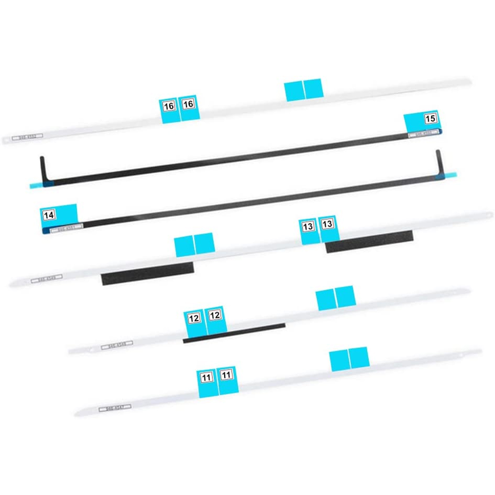 SET ADESIVI BIADESIVO PER FISSAGGIO SCHERMO DISPLAY LCD IMAC 27" A1419/A2115 (2012 - 2015) - 6 PEZZI
Apple iMac