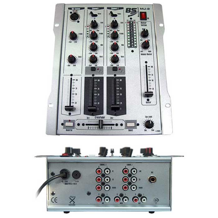 Mixer per DJ a due canali commutabili, crossfader professionale MJ-2