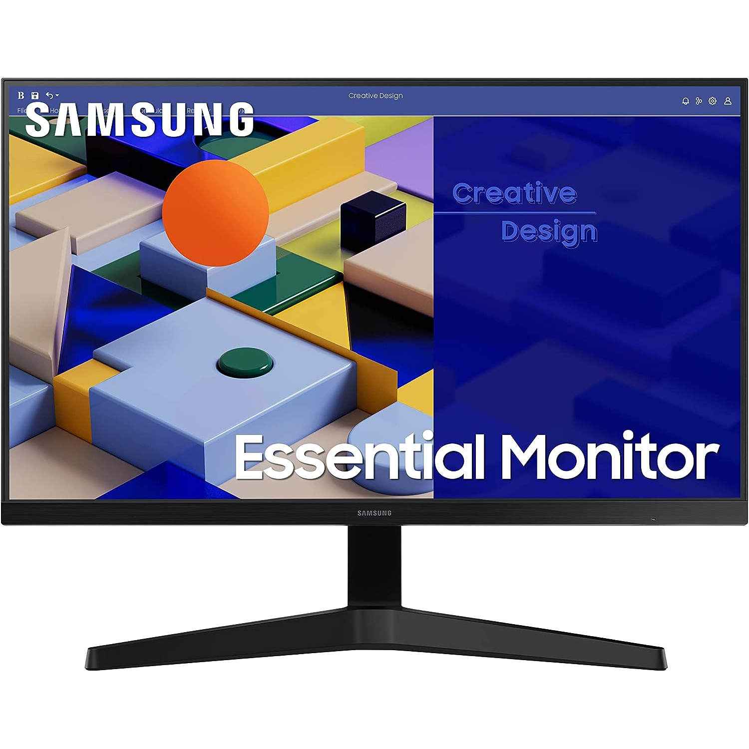 MONITOR 27" LED IPS SAMSUNG LS27C312E VGA/HDMI 1.000 :1 5MS 1920x1080 Full-HD @75HZ NERO