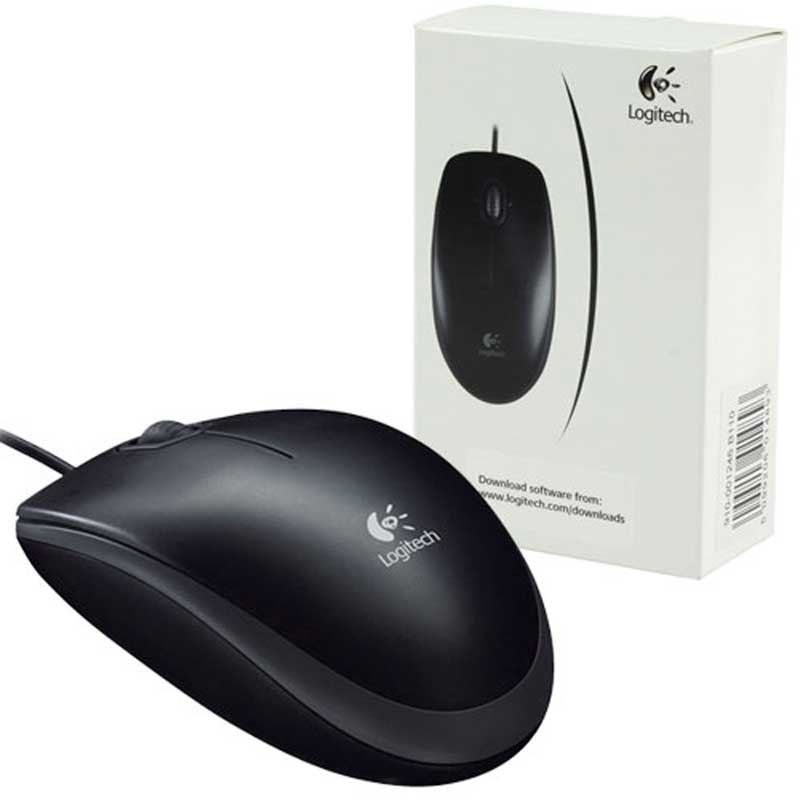 MOUSE LOGITECH B100 OPTICAL 800Dpi USB 910-003357