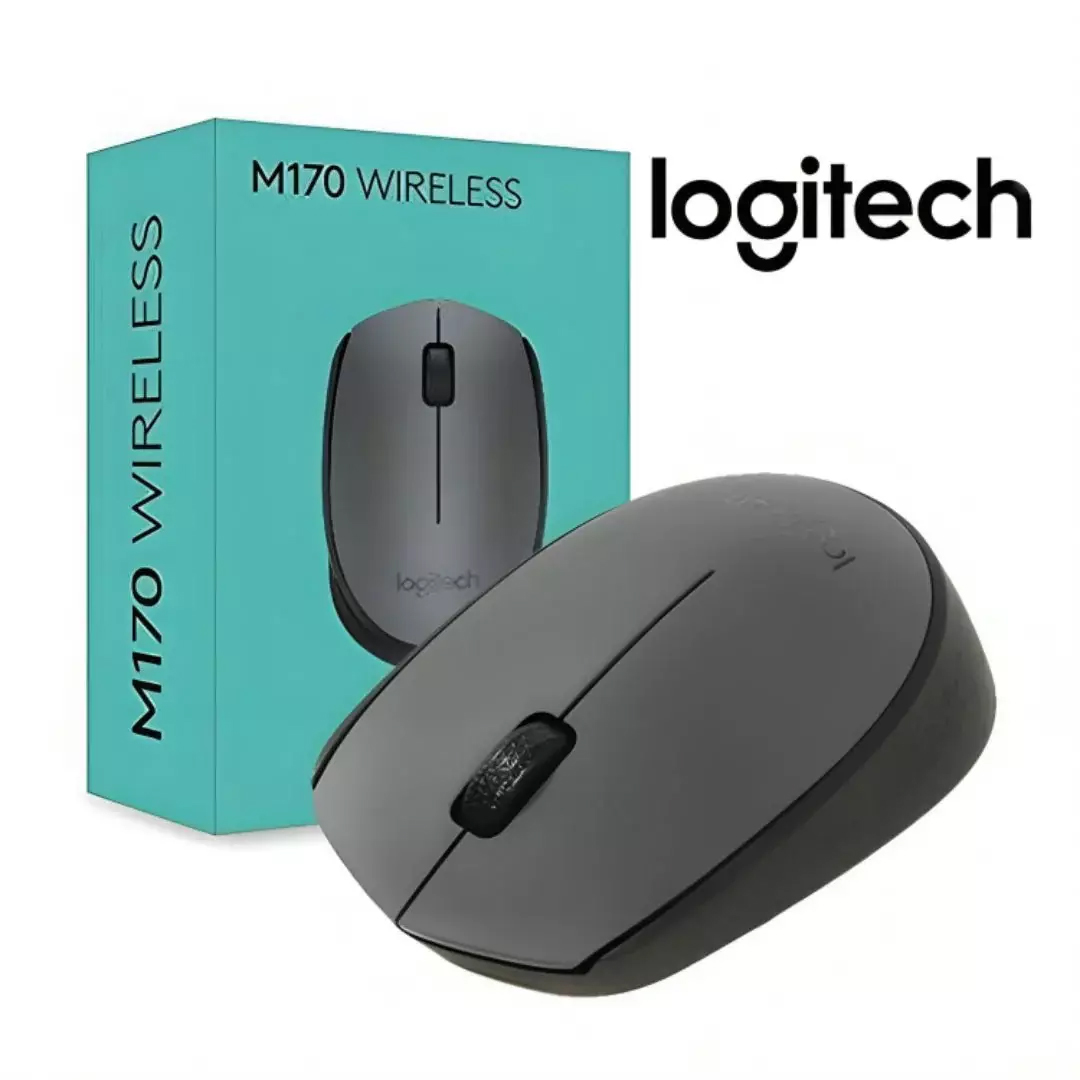 MOUSE LOGITECH M170 WIRELESS 2.4 GHz 100Dpi CON MINI RICEVITORE USB (910-004642)