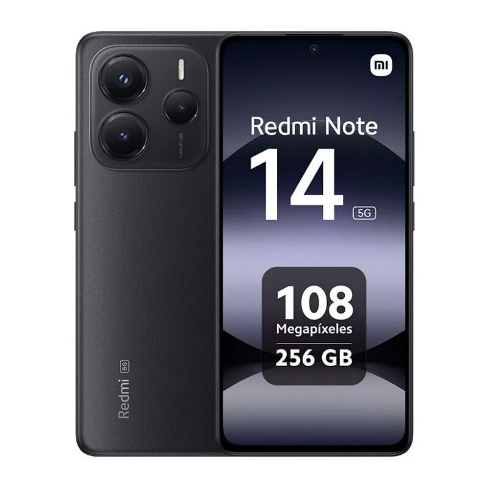 CELLULARE SMARTPHONE XIAOMI REDMI NOTE 14 5G LCD 6.67" NFC 8GB/256GB COLORE MIDNIGHT BLACK GARANZIA EUROPEA