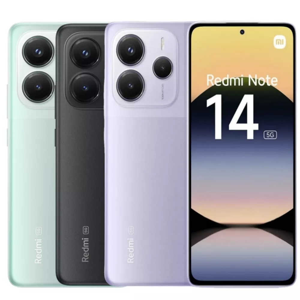 CELLULARE SMARTPHONE XIAOMI REDMI NOTE 14 5G LCD 6.67" NFC 8GB/256GB COLORE MIDNIGHT BLACK GARANZIA EUROPEA